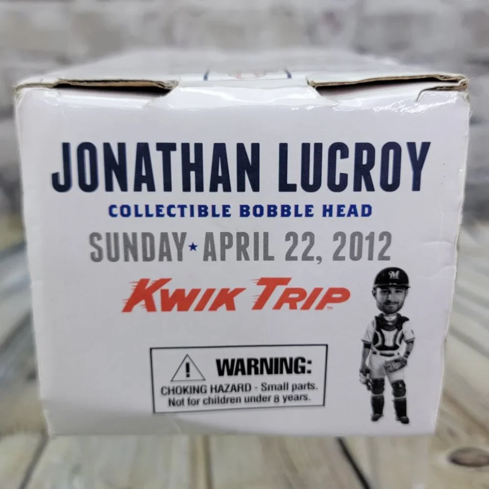 Milwaukee‎ Brewers Jonathan Lucroy Collectible Bobble Head Figure 2012 MLB